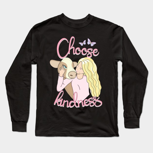 Choose Kindness Long Sleeve T-Shirt by Danielle